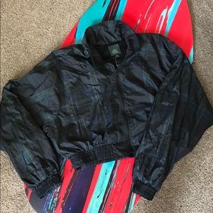 Plaid windbreaker